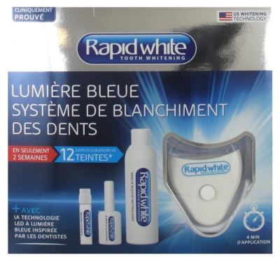 Rapid White Lumière Bleue Système de Blanchiment des Dents