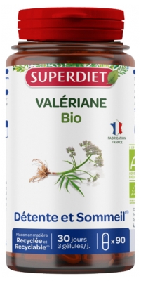Superdiet Valériane Bio 90 Gélules
