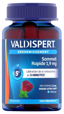 Valdispert Sommeil Rapide 1,9 mg 60 Gummies