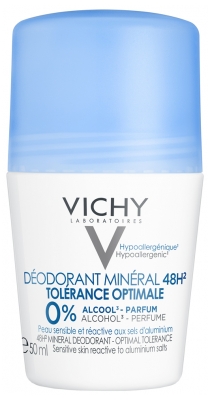 Vichy 48H Dezodorant Mineralny Optimal Tolerance Roll-On 50 ml