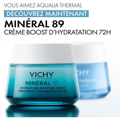 Vichy Minéral 89 Crème Boost d'Hydratation 72H Riche 50 ml
