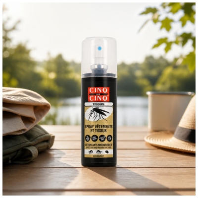 Cinq sur Cinq Repellente per Zanzare Spray per Abiti e Tessuti 100 ml