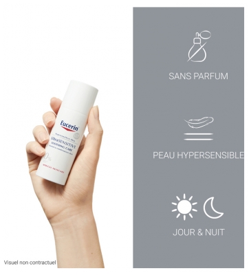 Eucerin Ultra Sensible Soin Apaisant Peau Normale à Mixte 50 ml