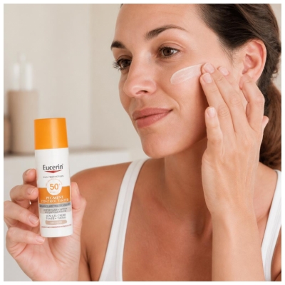 Eucerin Zonbescherming Pigment Controle Getinte SPF50+ 50 ml - Tint: Medium