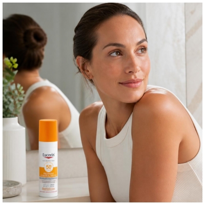 Eucerin Pigment Control Tinted SPF50+ 50 ml - Barwa: Średni