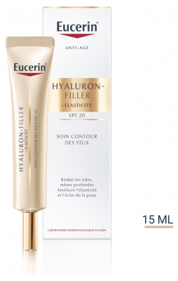 Eucerin Hyaluron-Filler + Elasticity Soin Contour des Yeux SPF20 15 ml