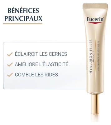 Eucerin Hyaluron-Filler + Elasticity Soin Contour des Yeux SPF20 15 ml