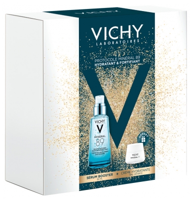 Vichy Minéral 89 Daily Fortifying and Plumping Booster 50 ml + Free 72H Moisture Boost Cream 15 ml