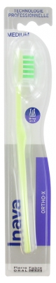Inava Ortho-X Toothbrush Medium 20/100 - Colour: Green