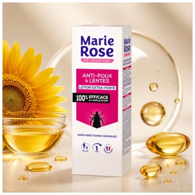 Marie Rose Ekstra Stærk Lotion Lus og Æg 100 ml