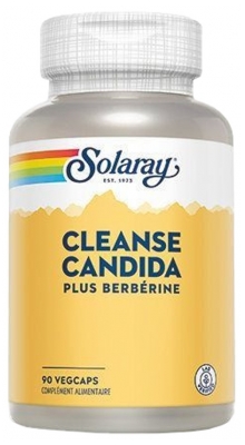Solaray Cleanse Candida Plus Berberine 90 Capsule Vegetali