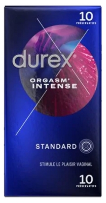 Durex Orgasm'Intense 10 Prezerwatyw
