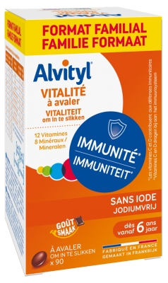 Alvityl Vitaliteit 90 Slikbare Tabletten