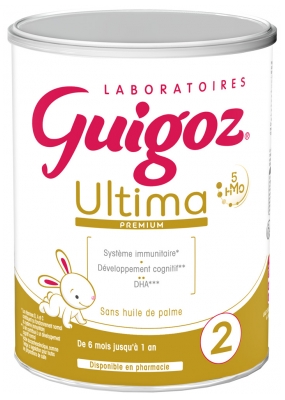 Guigoz Ultima Premium Lait de Suite 2ème Âge De 6 Mois à 1 An 800 g