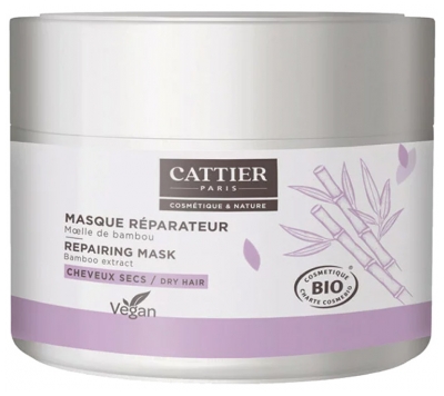 Cattier Mascarilla Reparadora Cabello Seco Médula de Bambú Bio 200 ml