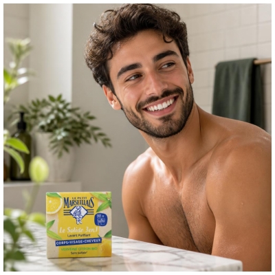 Le Petit Marseillais Le Solide 3en1 Lavado Purificante Verbena Limón 80 g