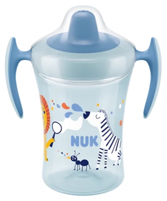 NUK Trainer Cup 230 ml 6 Months and Over - Colour: Blue