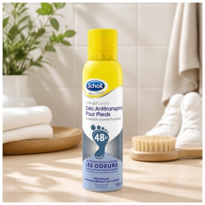 Scholl Expertcare 48H Dezodorantas-Antiperspirantas Pėdoms 150 ml