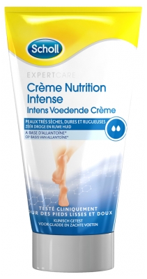 Scholl Crème Nutrition Intense Peaux Très Sèches, Dures, Rugueuses 150 ml