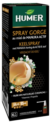 Humer Active Manuka Honey Throat Spray 20 ml