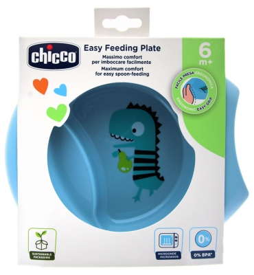 Chicco Easy Feeding Plate 6 Months and + - Model: Dinosaur
