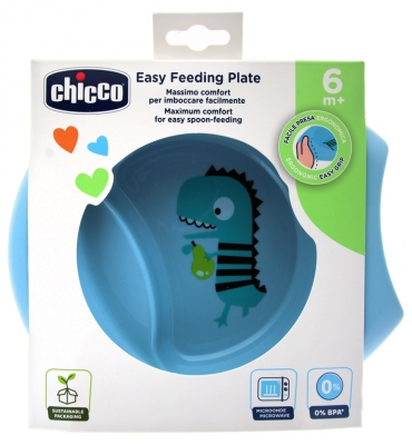 Chicco Piatto Fondo Decorato dai 6 Mesi in su - Modello: Blu