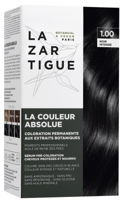 Lazartigue La Couleur Absolue - Coloration : 1.00 Noir Intense
