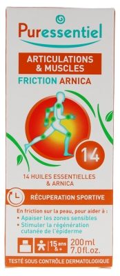 Puressentiel Articulations & Muscles Friction Arnica aux 14 Huiles Essentielles 200 ml