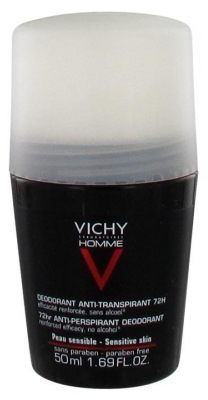 Vichy Homme Desodorizante Antitranspirante 72H Controlo Extremo Roll-On 50 ml