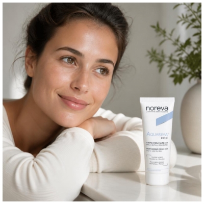 Noreva Aquareva 24H Crema Idratante Texture Ricca 40 ml