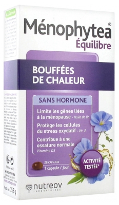 Nutreov Menophytea Hormoonvrij Opvliegers 28 Capsules