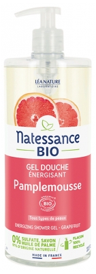 Natessance Invigorating Grapefruit Shower Gel 1 L