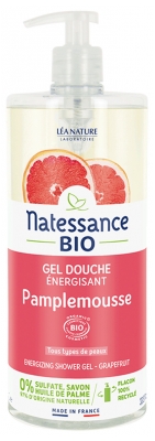 Natessance Organic Grapefruit Energieke Douchegel 1 L