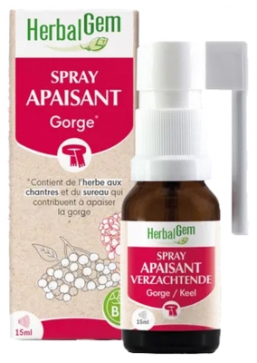 HerbalGem Beruhigendes Bio-Kehlkopfspray 15 ml