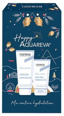 Noreva Aquareva Moisturizing Cream Light Textured 40ml + Aquareva Repairing Hand Cream 24H 50ml