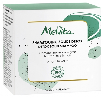 Melvita Shampoing Solide Détox 55 g