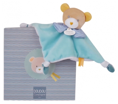 Doudou et Compagnie Maé Squared Bear Cuddly Toy