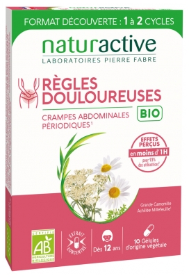 Naturactive Bolesne Miesiączki Organiczne 10 Kapsułek