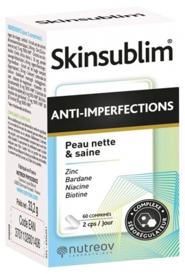 Nutreov Skinsublim Przeciw Niedoskonałościom 60 Tabletek