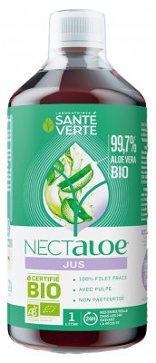 Santé Verte Nectaloe Aloe Vera 99,7%% in Juice Organic 1L