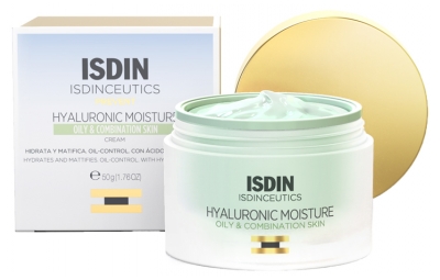 Isdin Ceutics Hyaluronvocht Voorkomen Vette en Gecombineerde Huid 50 g
