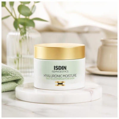 Isdin Isdinceutics Prevent Hyaluronic Moisture Peaux Grasses et Mixtes 50 g