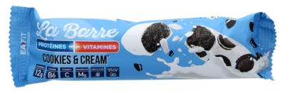 Eafit La Barre Protéines + Vitamines 49 g - Saveur : Cookies & Cream