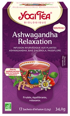 Yogi Tea Ashwagandha Relaxation Organic 17 Saszetek