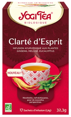 Yogi Tea Clareza Mental Bio 17 Saquetas
