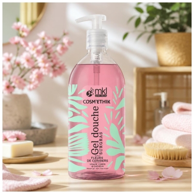 MKL Green Nature Cosm'Ethik Duschgel Awara aus Brasilien Kirschblüte 1 Liter