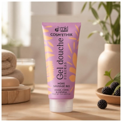 MKL Green Nature Cosm'Ethik Överfetande Duschgel Vild Björnbär Bio 200 ml