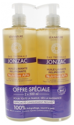 Eau de Jonzac Odżywczy AP+ Organiczny Olejek Oczyszczający Zestaw 2 x 500 ml