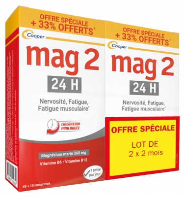 Mag 2 24h Enhanced Formula 2 x 60 Tablets