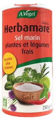 A.Vogel Herbamare Intense Sel Marin Plantes et Légumes Frais Bio 250 g